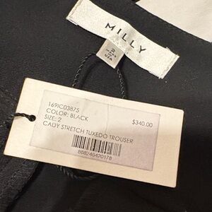 Milly Black Stretch Tuxedo Pants - with tags!